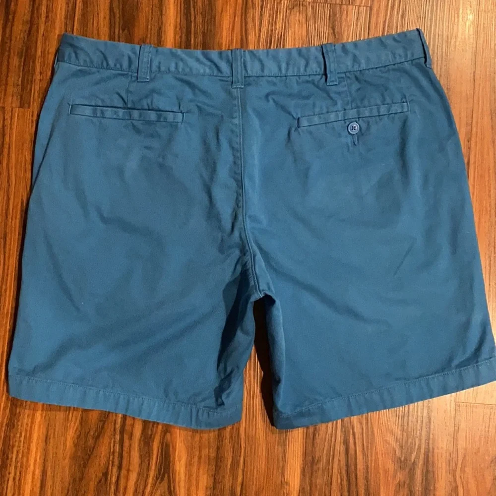 Teal J. Crew Stanton shorts, 36